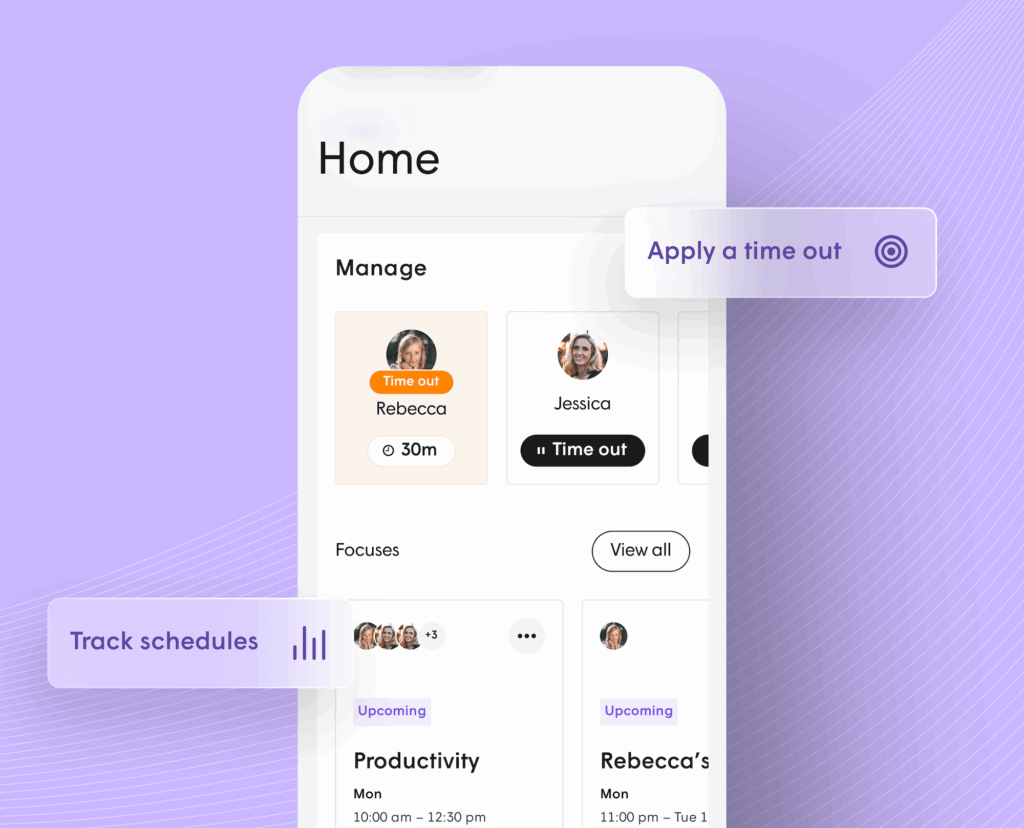 Plume Home - Profiilien hallinta